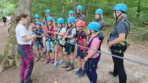 Ausflug Kletterpark Waldheim