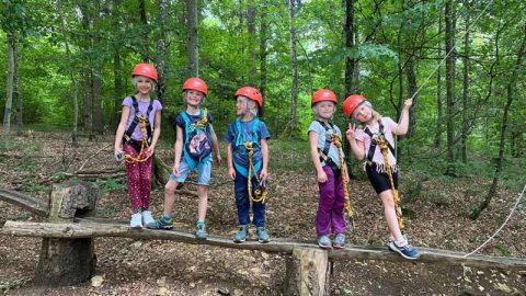 Ausflug Kletterpark Waldheim