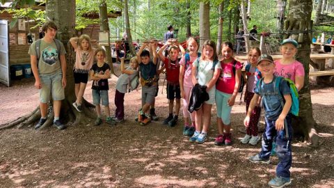 Ausflug Kletterpark Waldheim