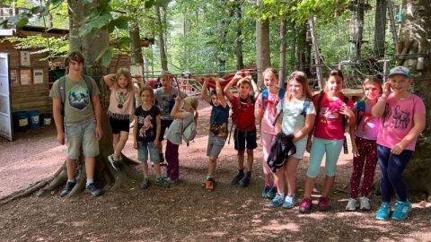 Ausflug Kletterpark Waldheim